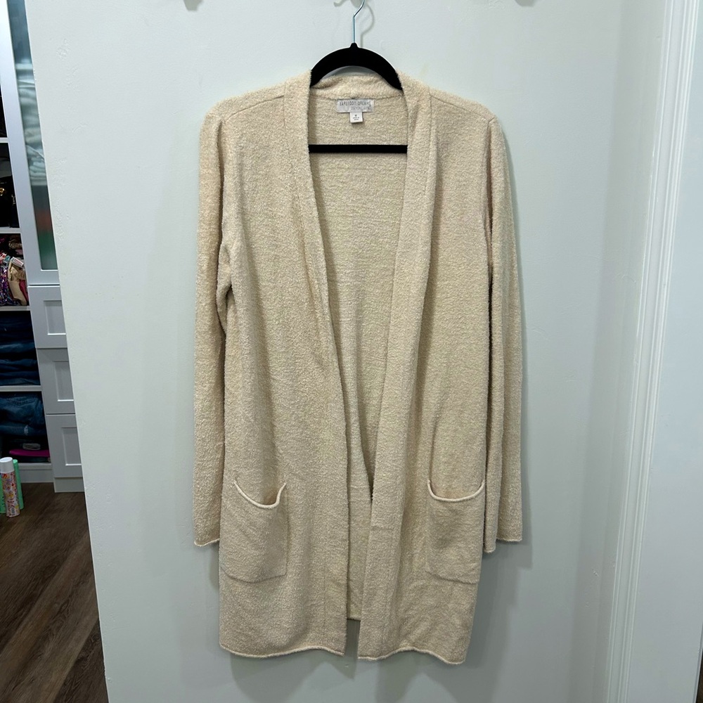 NWOT Barefoot Dreams Cozy Cream Sweater- size Medium
